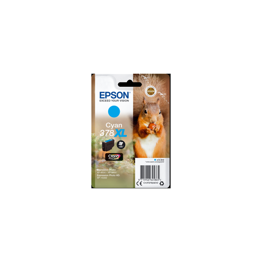 [90121054 757979] Epson Tinte 378 XL / C13T37924010 Cyan