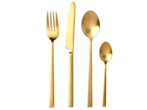 [90121573 1015333] Bitz Besteck-Set 16-teilig, Gold
