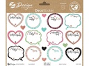 Z-Design Motivsticker A5 Deko For You, Bunt, 36 Aufkleber