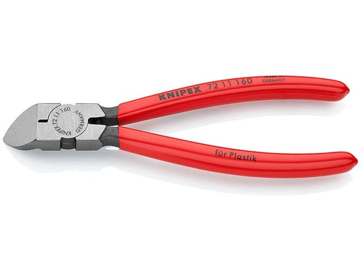 [90121658 695695] Knipex Seitenschneider 160 mm abgewinkelt für Kunststoff