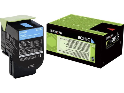 [90121942 240628] Lexmark Toner 80C2HC0 Cyan