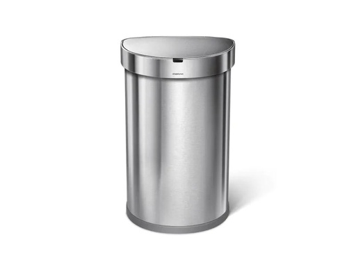 [90122000 887377] Simplehuman Sensorabfalleimer 45 Liter, Silber