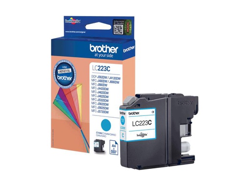 [90122097 316651] Brother Tinte LC-223C Cyan