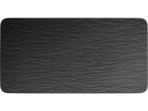[90012202 1097796] Villeroy &amp; Boch Servierplatte Manufacture Rock Rechteckig, Schwarz