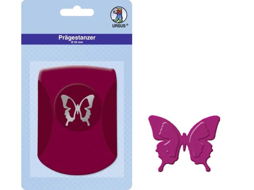 [90122725 809173] URSUS Prägestanzer Schmetterling, 3.2 cm