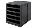 HAN Schubladenbox Karma A4 Schrank-Set, Schwarz