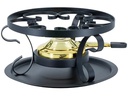Kadastar Fondue-Rechaud Traditional Ø 21 cm Gold/Schwarz