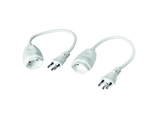 [90123004 769233] STEFFEN Verlängerungskabel 0.25 m T13-T12 Set à 2 Stück
