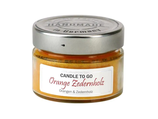 [90123013 1162115] Candle Factory Duftkerze Orange und Zedernholz Candle to go