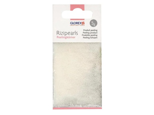 [90123097 648778] Glorex Kosmetik und Seifenzusatz Peeling Rizipearls