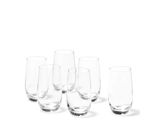 [90123114 552379] Leonardo Longdrinkglas Tivoli 390 ml, 6 Stück, Transparent
