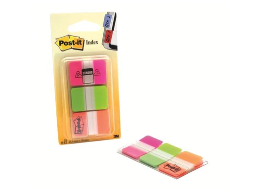 [90123136 1059011] Post-it Page Marker Post-it Index Strong 3 x 22 Stück, 25.4 x 38 mm