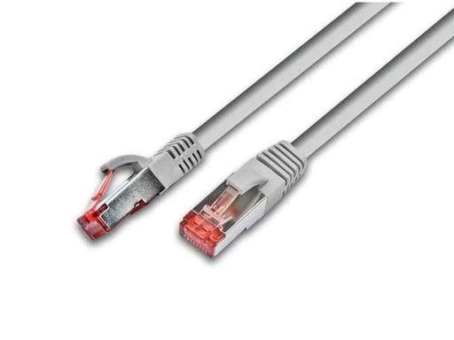 [90123169 149720] Wirewin Patchkabel RJ-45 - RJ-45, Cat 6, S/FTP, 0.5 m, Grau
