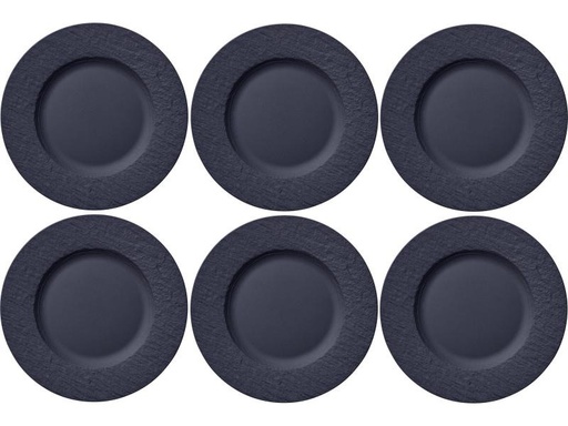 [90123219 848842] Villeroy &amp; Boch Frühstücks- &amp; Dessertteller Manufacture Rock Schwarz