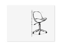 Legamaster Magnethaftendes Whiteboard Board-Up  75 cm x 100 cm, Weiss