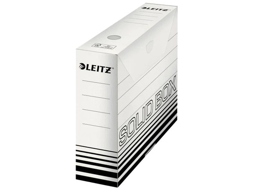[90123656 963526] Leitz Archivschachtel Solid, 80 mm 10 Stück, Schwarz