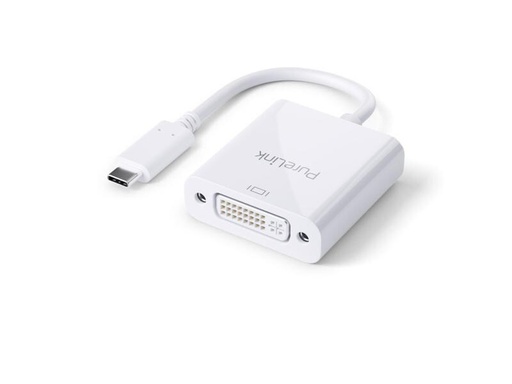 [90123943 1006210] PureLink Adapter IS190 USB Type-C - DVI-I, Weiss