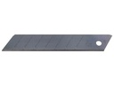 NT Cutter Ersatzklinge BL-12P 18 mm, Schwarz, 10 Stück