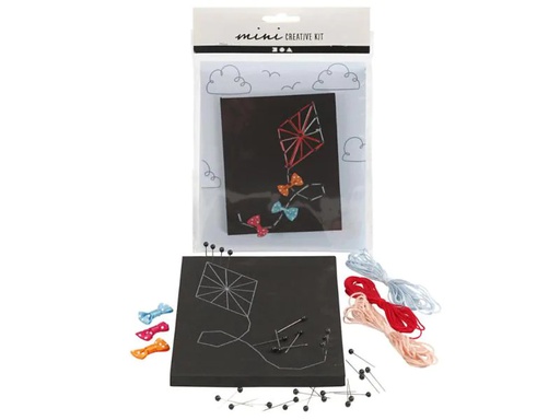 [90012404 931502] Creativ Company Bastelset String Art Drache, 1 Set