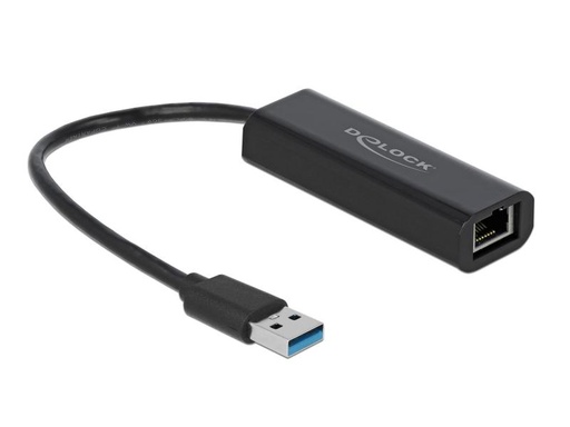 [90124349 1012774] Delock Netzwerk-Adapter USB-A – RJ45, 2.5Gbps  Schwarz