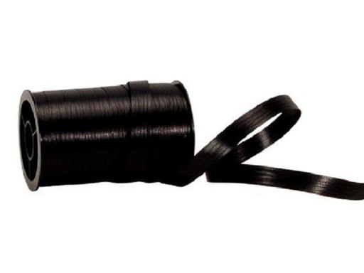 [90124497 1122472] Spyk Geschenkband Poly Matt 7 mm x 20 m, Schwarz