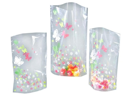 [90124552 599715] Folia Klarsichttüte Cellophan Frühling Transparent