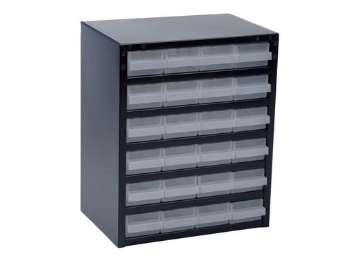 [90124565 366450] Raaco Stahlmagazin 250/24-1 24 Schubladen