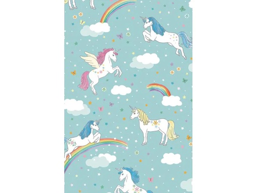 [90124649 701196] Stewo Geschenkpapier Melody Einhorn, 70 cm x 2 m