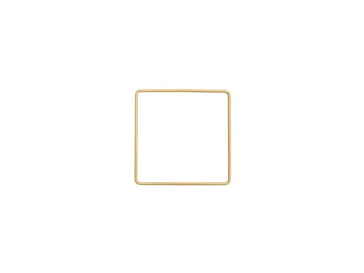 [90124762 1192950] Rico Design Metallquadrat 10 cm Gold 1 Stück