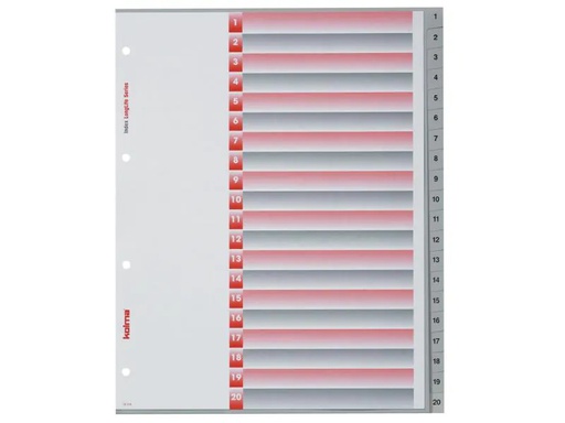 [90124864 830710] Kolma Register A4 XL LongLife 1-20