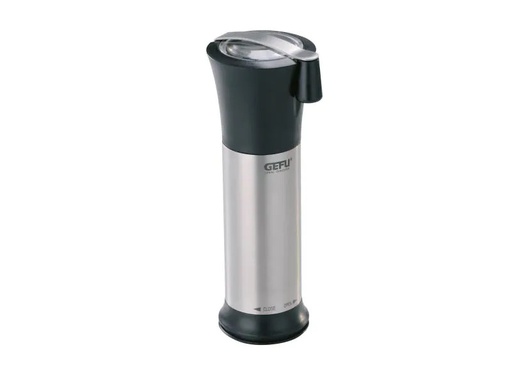 [90124904 240517] GEFU Muskatmühle Moscata 14.5 cm, Schwarz/Silber
