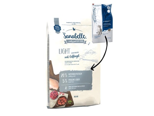 [90124942 562048] Sanabelle Trockenfutter Light, 10 kg