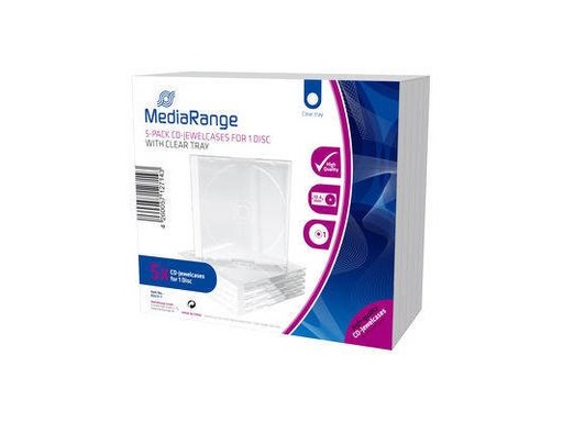 [90125380 140326] MediaRange Hülle CD / DVD Retail Pack