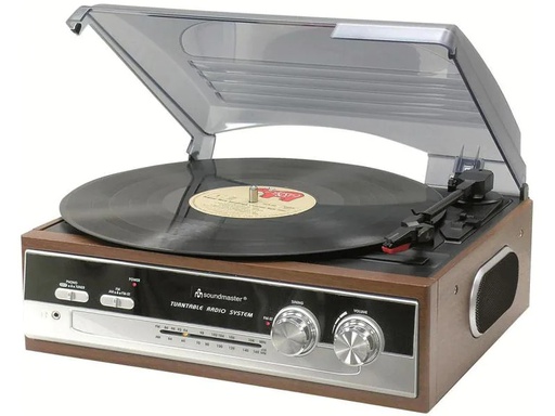 [90125569 380358] soundmaster Stereoanlage PL186H Braun