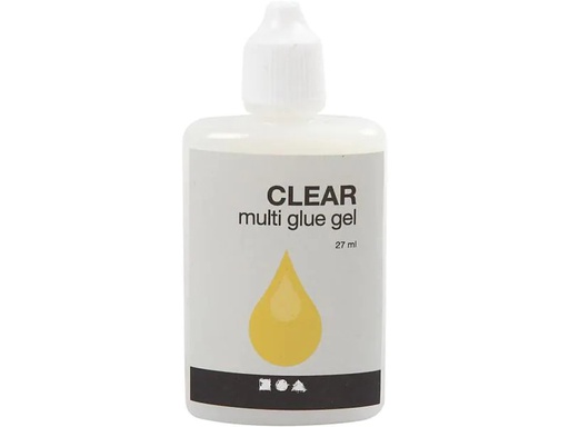 [90001233 892707] Creativ Company Alleskleber Multi 27 ml 1 Stück, Transparent, Weiss