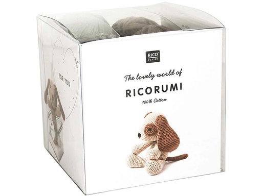 [90012547 1208411] Rico Design Häkelset Creative Ricorumi Hund