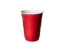 Papstar Einwegbecher 400 ml 10 Stück, Rot