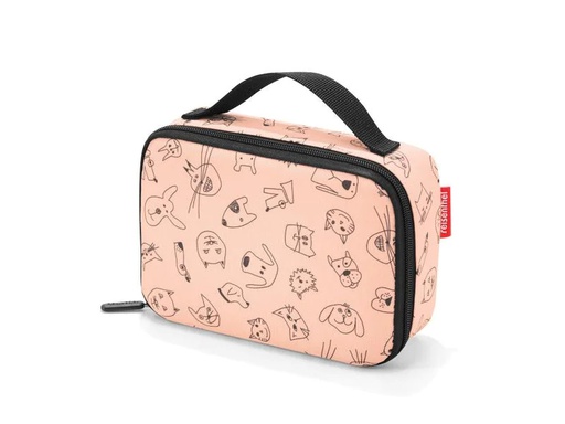 [90126369 749135] Reisenthel Lunchbox Thermocase Kids Cats and Dogs Rosa