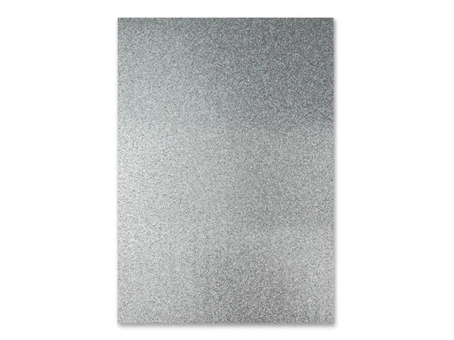 [90126401 1137787] URSUS Glitzerkarton A4, 300 g/m², 10 Blatt, Silber