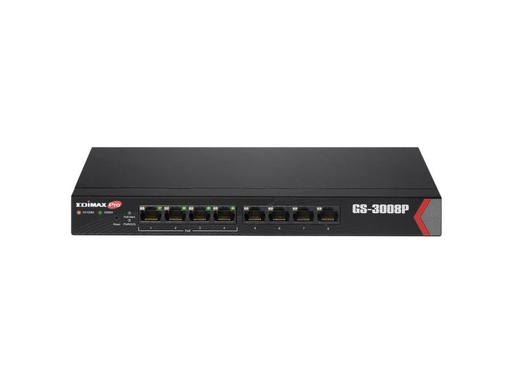 [90126408 835885] Edimax Pro PoE+ Switch GS-3008P 8 Port
