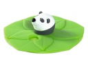 Leonardo Glasabdeckung Bambini Panda Grün/Schwarz/Weiss