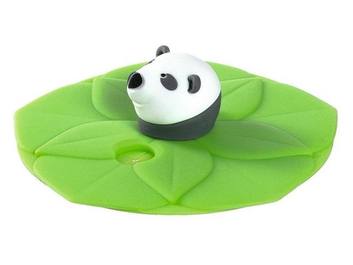 [90126523 1027650] Leonardo Glasabdeckung Bambini Panda Grün/Schwarz/Weiss