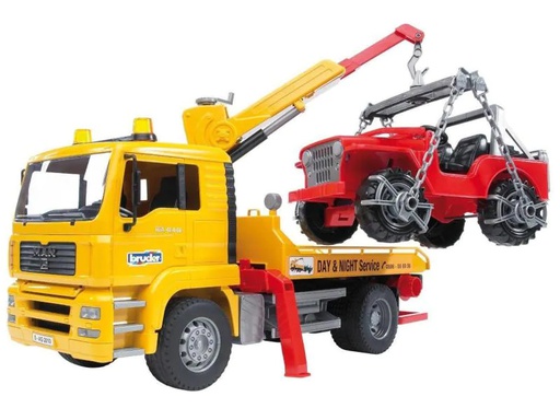[90012648 291163] Bruder Spielwaren Lastwagen MAN TGA Abschlepp-LKW