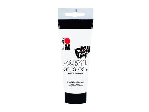 [90126782 554847] Marabu Acrylgel Gel Gloss 100 ml, Weiss