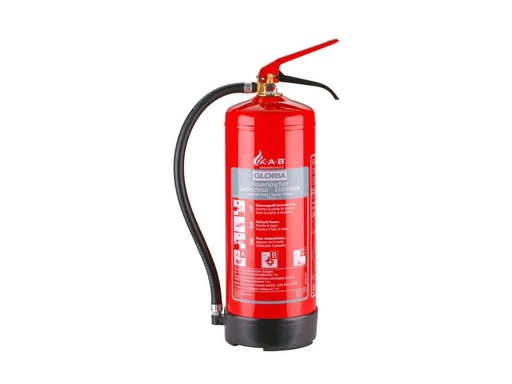 [90126887 1206625] Gloria Feuerlöscher Pulver Brandklasse ABC, 6 kg