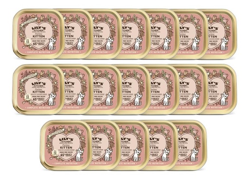 [90126933 985282] Lily's Kitchen Nassfutter Kitten Huhn, 19 x 85 g