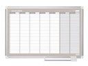 Bi-Office Magnethaftendes Whiteboard 60 cm x 90 cm, Weiss