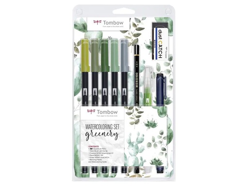 [90012679 991005] Tombow Watercolor Set Greenery Grün