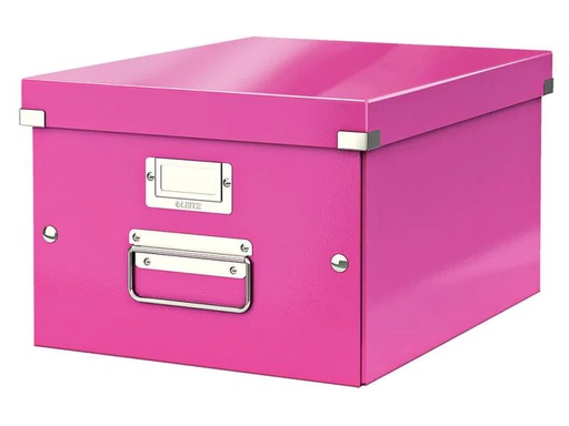 [90127136 370066] Leitz Aufbewahrungsbox Click &amp; Store A4 Pink
