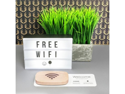 [90127272 950159] Ten One Design Wifi Porter WLAN-Gastzugang über Kamera &amp; NFC teilen